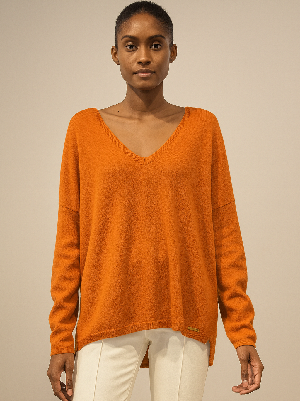 V-neck Cashmere Sweater