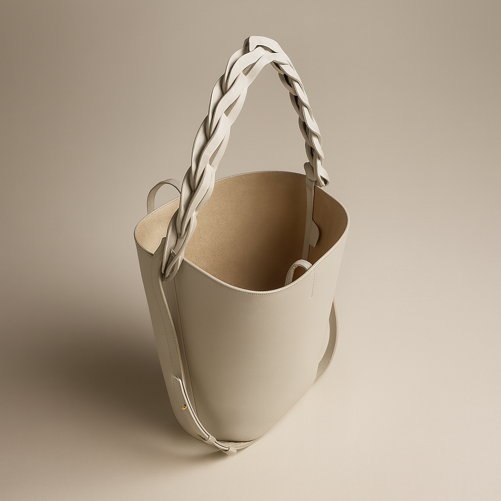 Louise Large Off White Bucket Bag
