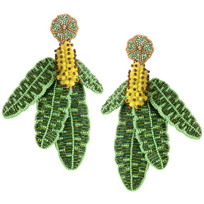 Banana Leaf Earrings
