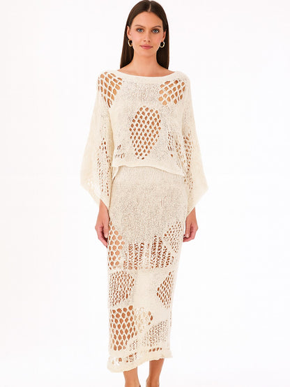 Midi Skirt – Nature Textures