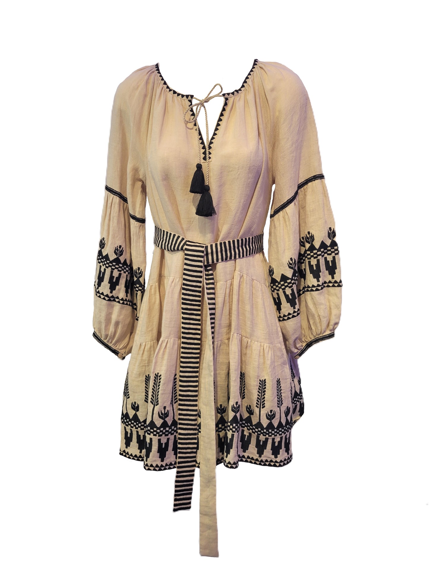 Santorini Linen Dress