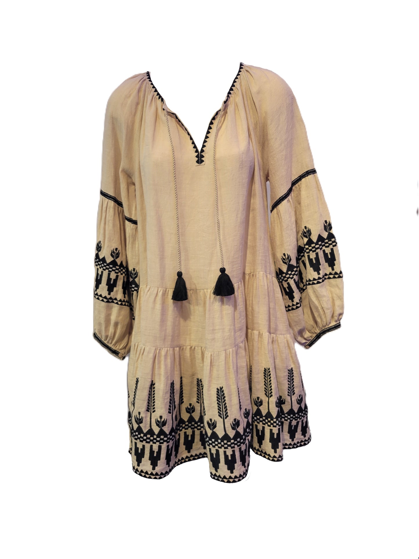 Santorini Linen Dress