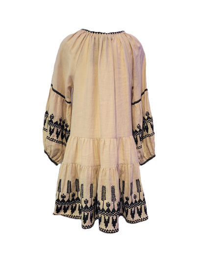 Santorini Linen Dress