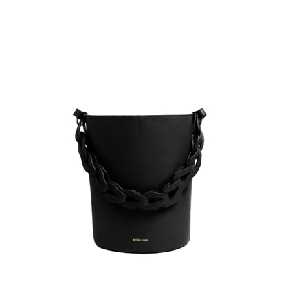 Louise Large Black Bucket Bag