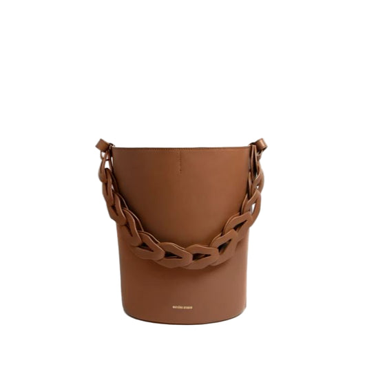 Louise Large Brown Bucket Bag