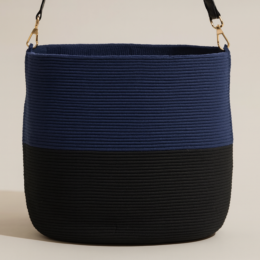 Bucket Bag Navy/Black