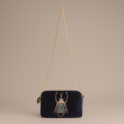 Beetle Velvet Bag