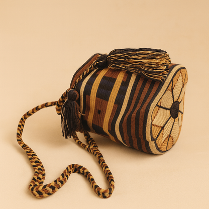 Handmade Small Crossbody Wayuu Violet