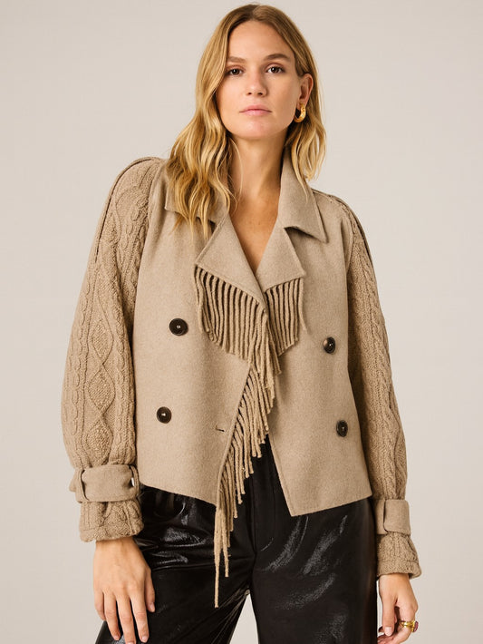 Kassia wool trench coat