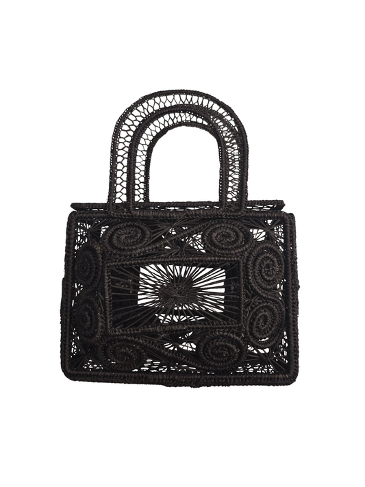 Black Chest Iraca Bag