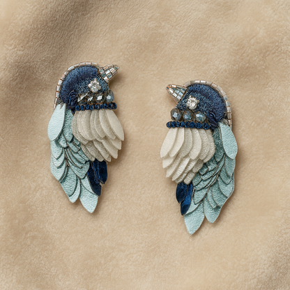 Robin Earrings Denim