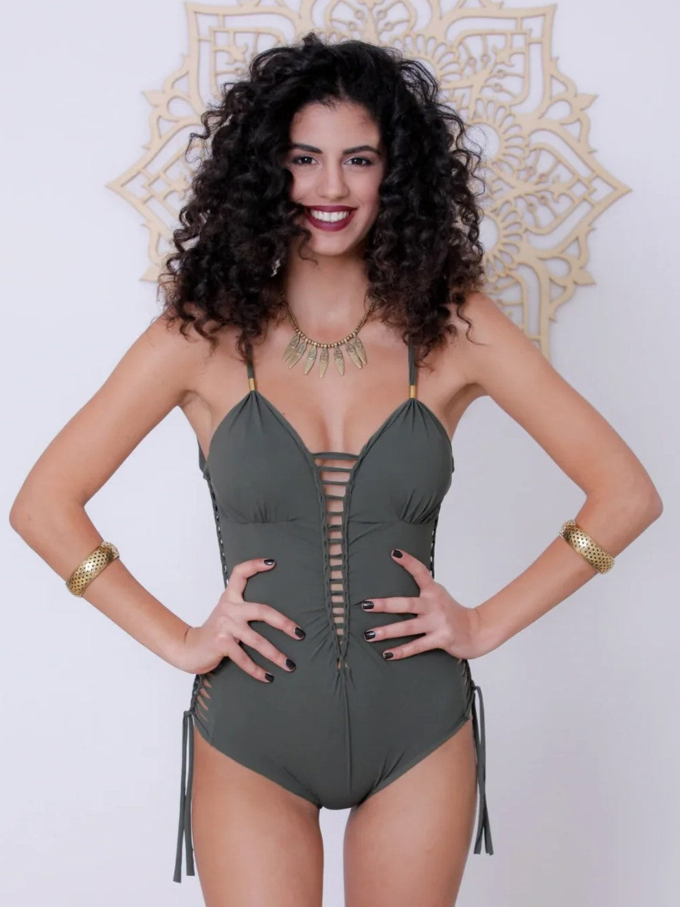 Handmade Knot w/Cup seam Swimsuit
