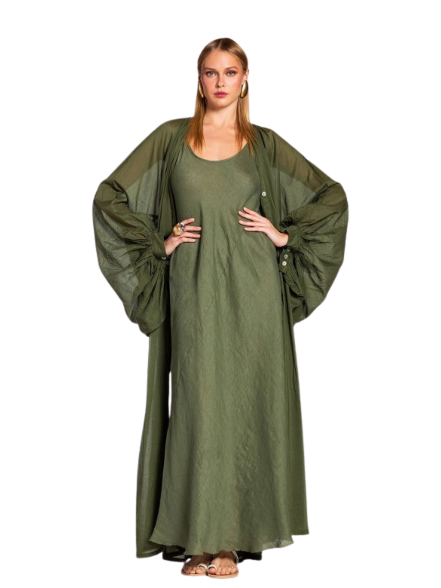 Extravagant Maxi Voile Dress