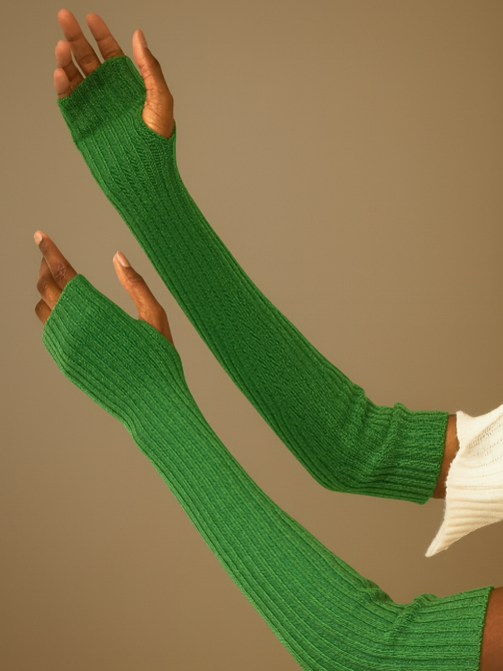 Long Cashmere Mittens