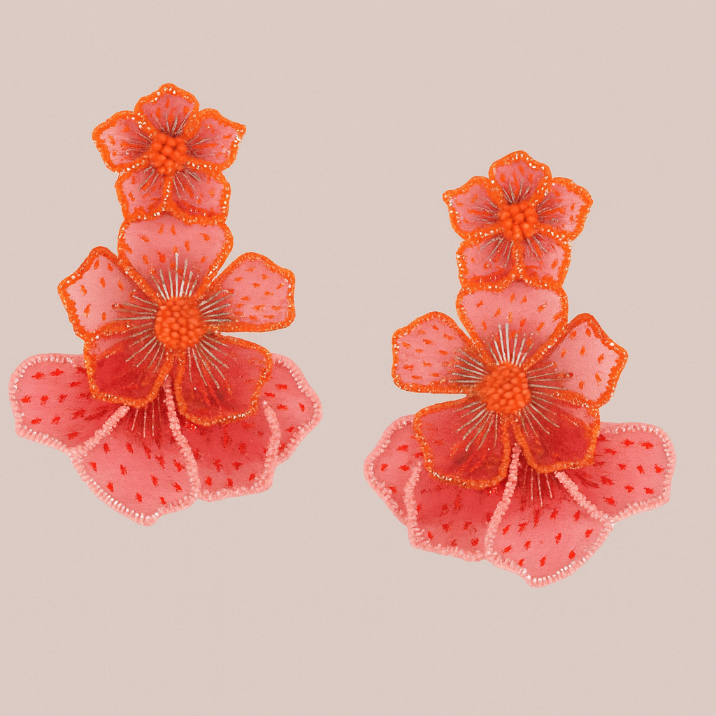 Maxi Peonie Earrings
