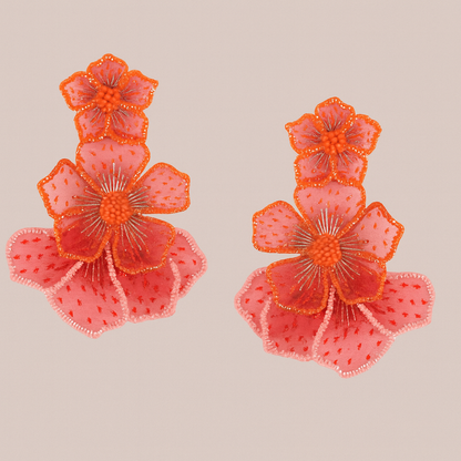 Maxi Peonie Earrings