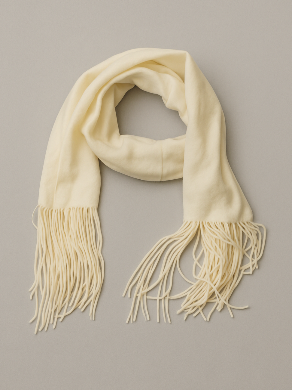 Fringes Cashmere Scarf