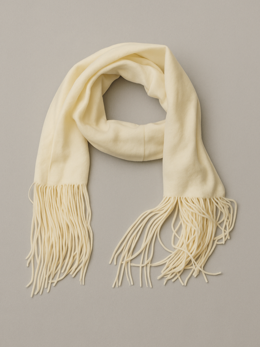Fringes Cashmere Scarf