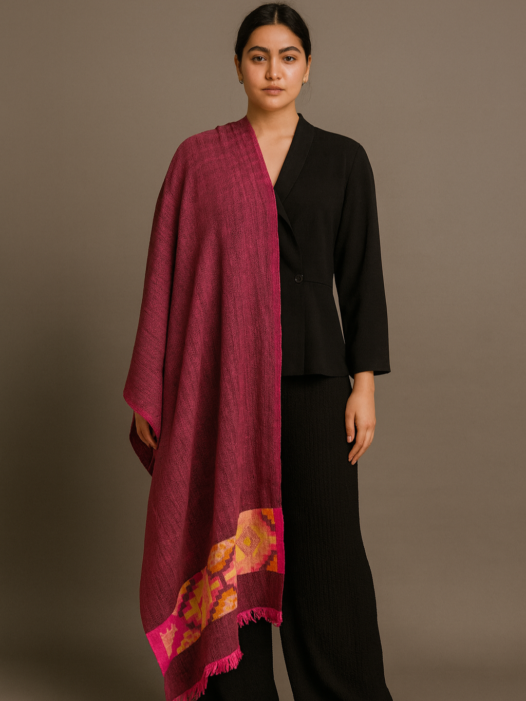 Large YAK Wool Shawl