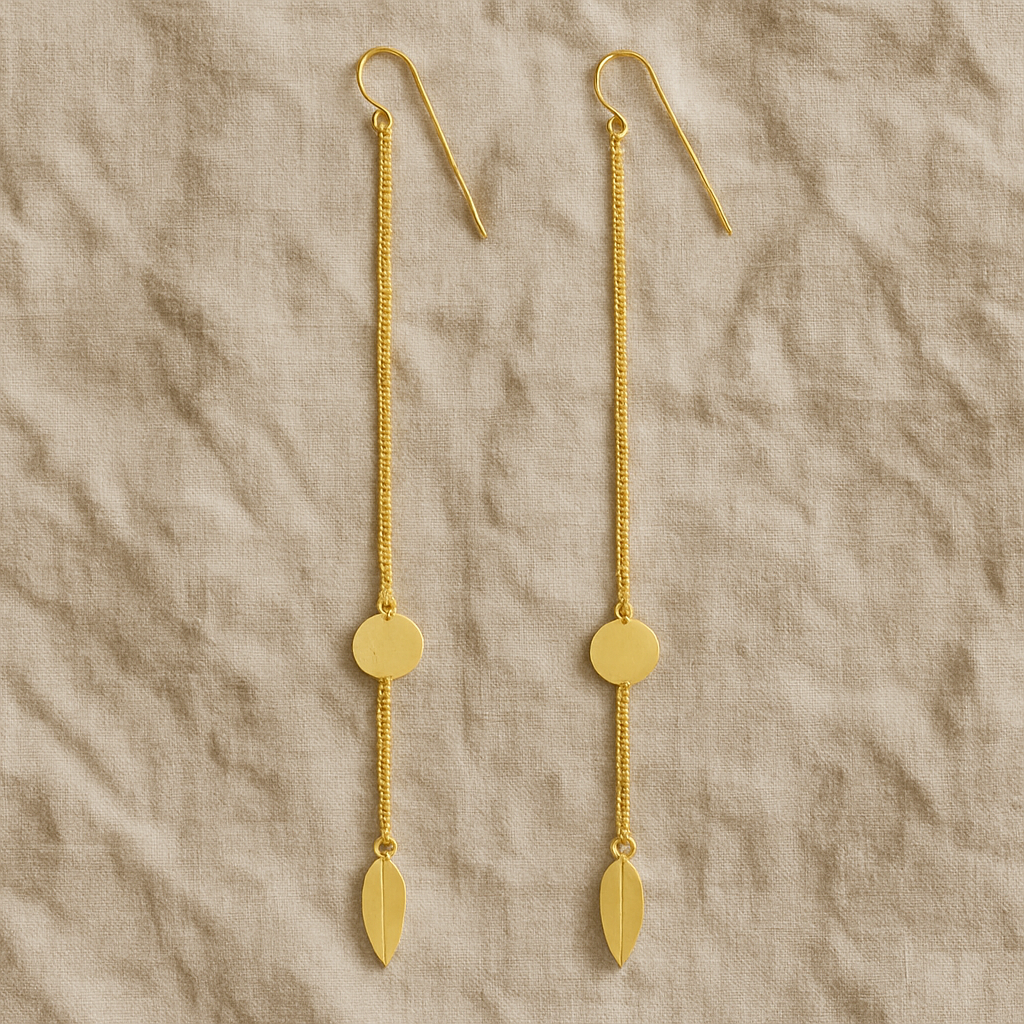 Laki Brass Earrings