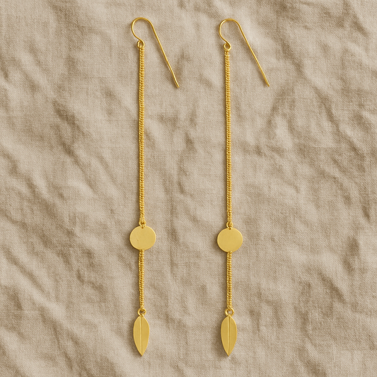Laki Brass Earrings