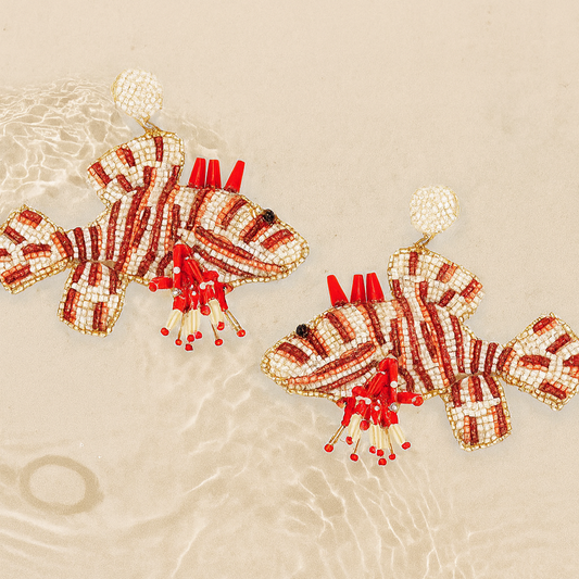 Lion Fish Earrings