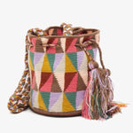 Load image into Gallery viewer, Handmade Small Crossbody Wayuu Saint Jerome
