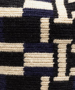 Load image into Gallery viewer, Handmade Small Crossbody Wayuu Beige &amp; Navy
