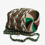 Load image into Gallery viewer, Handmade Small Crossbody Wayuu Beige &amp; Brown &amp; Green
