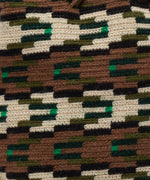 Load image into Gallery viewer, Handmade Small Crossbody Wayuu Beige &amp; Brown &amp; Green
