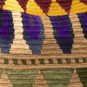 Small Crossbody Wayuu Purple, Toasted