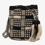 Load image into Gallery viewer, Small Crossbody Wayuu Blk, Beige

