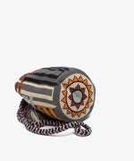 Load image into Gallery viewer, Handmade Small Crossbody Wayuu Grey &amp; Aubergine
