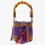 Load image into Gallery viewer, Handmade Small Wayuu Bag Anchovy Dark Gray
