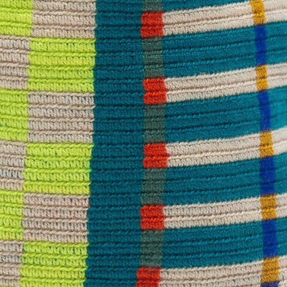 Handmade Small Crossbody Wayuu Owl Lime