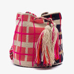 Load image into Gallery viewer, Handmade Small Crossbody Wayuu Falcon Pink
