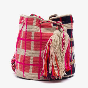 Handmade Small Crossbody Wayuu Falcon Pink