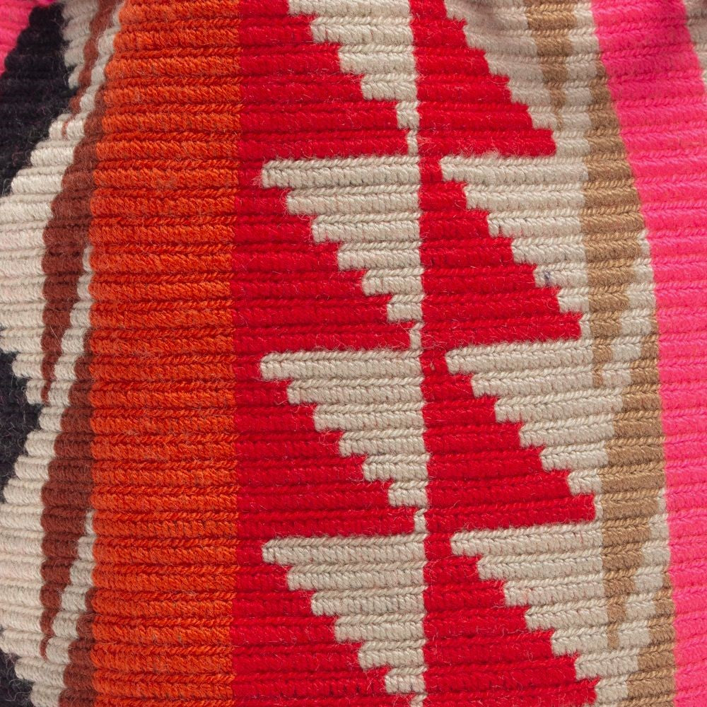 Small Crossbody Wayuu Brown, Toast