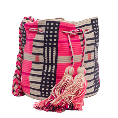 Handmade Small Crossbody Wayuu Black bird