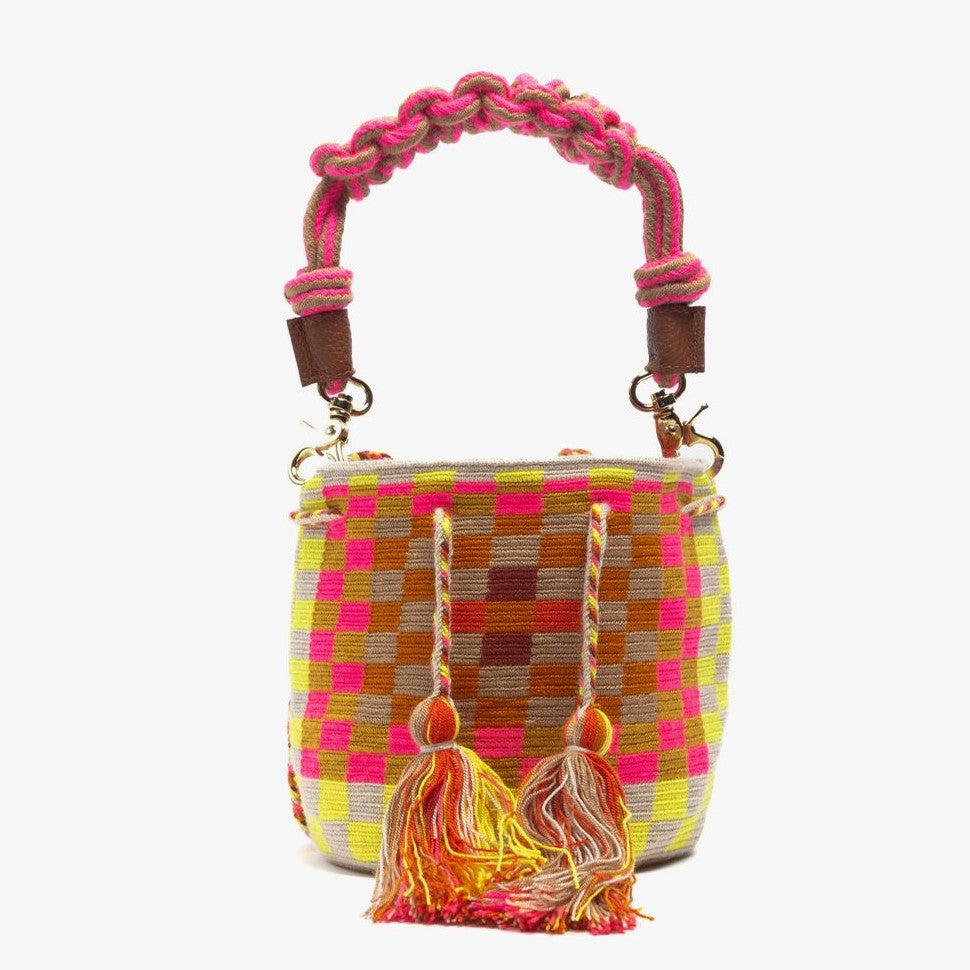 Handmade Small Crossbody Wayuu Pelican