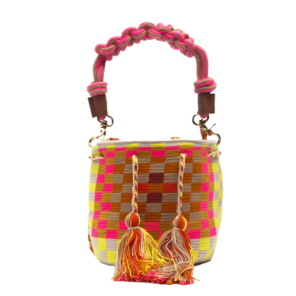 Handmade Small Crossbody Wayuu Pelican