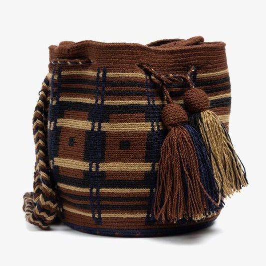 Handmade Small Crossbody Wayuu Violet