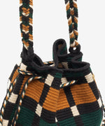 Load image into Gallery viewer, Wayuu Zoe Bag Green/Camel/Black
