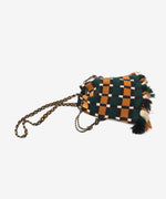 Load image into Gallery viewer, Wayuu Zoe Bag Green/Camel/Black
