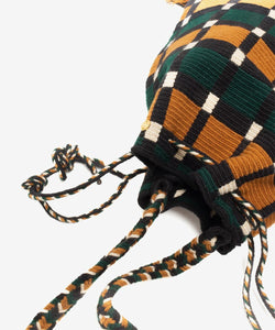 Wayuu Zoe Bag Green/Camel/Black