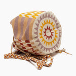 Load image into Gallery viewer, Handmade Medium Wayuu Mustard &amp; Brown
