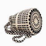 Load image into Gallery viewer, Handmade Medium Wayuu Black &amp; Ivory
