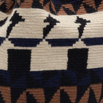 Load image into Gallery viewer, Handmade Small Crossbody Wayuu Brown &amp; Black &amp; Ivory
