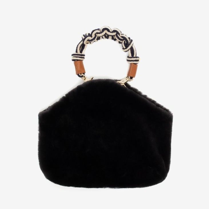 Charcoal Mouton Bag