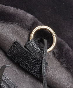 Charcoal Mouton Bag